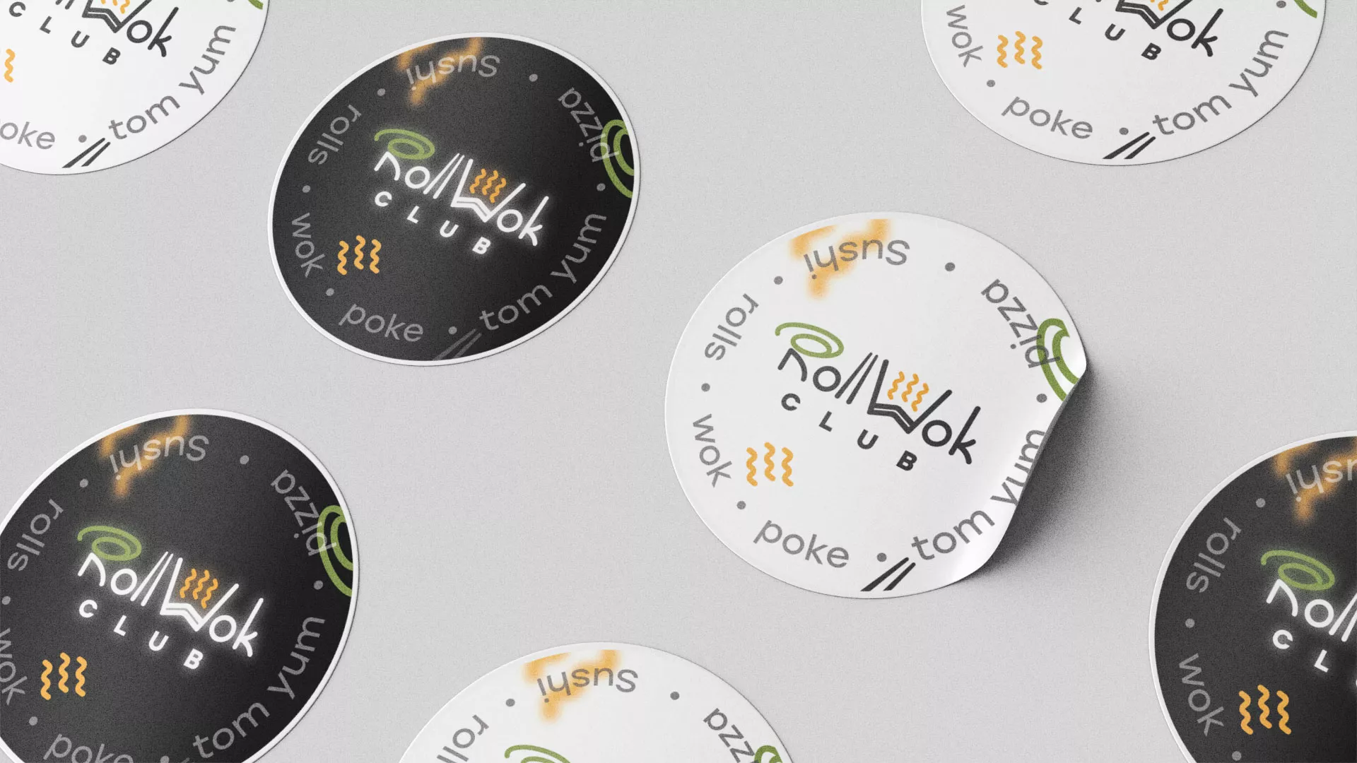 Создание дизайна упаковки суши-бара «Roll Wok Club» в Пыталово