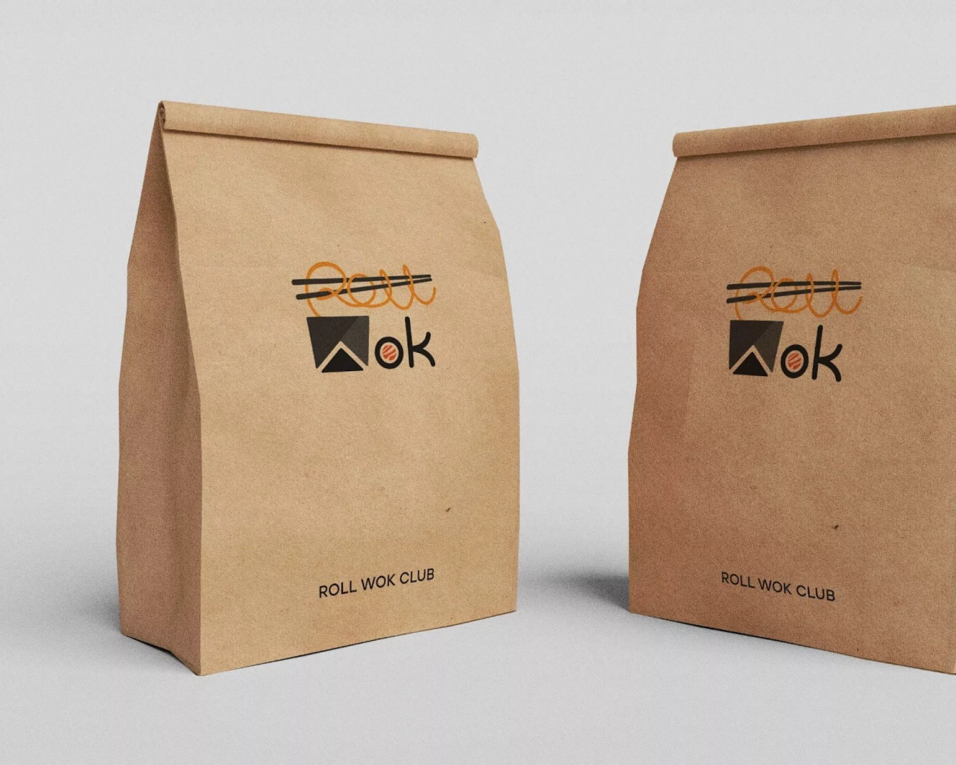 Создание дизайна упаковки суши-бара «Roll Wok Club» в Пыталово