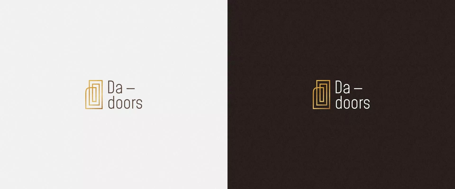 Разработка логотипа для компании «DA-DOORS» в Пыталово